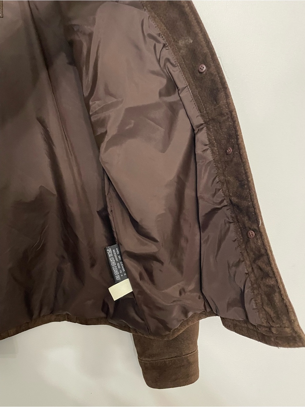 Wilson Brown Suede Leather Jacket - Picture 7 of 12